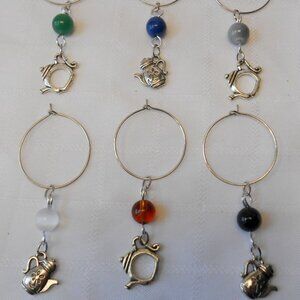 No.51 - Handmade identifiers for wine glasses or stemmed glasses